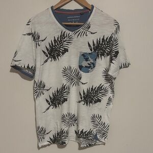 American Republic Palm Leaf Print Tee